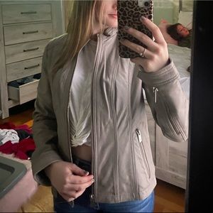 Leather jacket size small